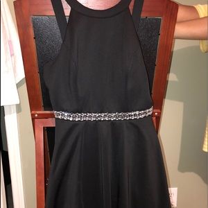 Black dress with gems